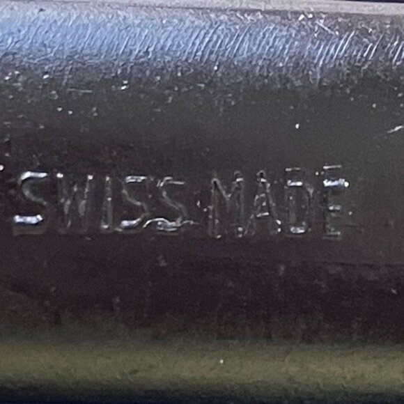 Vintage Long Stemmed SWISS Made  Black Salad Fork & Spoon and Vintage Wood Board - Picture 9 of 9